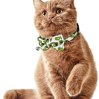 KUDES - Juego de 2 collares para gatos con corbata de lazo y campana para gatos y otros perros pequeños, ajustables de 7.9 – 10.5 in - BESTMASCOTA.COM