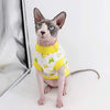 Sphynx - Camisetas de algodón para mascotas con cuello redondo, sin mangas, para gatos y perros pequeños - BESTMASCOTA.COM