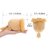 Pawaboo Juguetes de peluche para perro, [2 unidades] Juguetes de peluche para mascotas con suave de pelo sintético, juguete para cachorros, masticable, muñeca de peluche no tóxico - BESTMASCOTA.COM