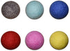 Comfy Pet Supplies - Juego de 6 bolas de fieltro de lana 100% para gatos y gatitos, hechas a mano, coloridas bolas de lana ecológicas para gatos - BESTMASCOTA.COM