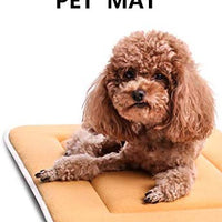 QIAOQI - Cama para perro, alfombrilla para perrera, cama ortopédica, lavable, antideslizante, con almohadilla de espuma viscoelástica densa - BESTMASCOTA.COM