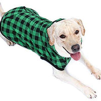 PAWZ grande perro tartán camisa Escudo Sudadera con Capucha Mascota Invierno Ropa suave y cálida - BESTMASCOTA.COM