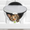 LYNX - Puerta de gato para mascotas, 4 vías de bloqueo para puertas interiores y exteriores, pared o caja de arena oculta para gatos, instalación fácil y rápida, consejos de entrenamiento para gatitos incluidos - BESTMASCOTA.COM