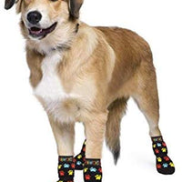 Pawchie - Calcetines antideslizantes para perro, para suelos de madera dura, protección para patas de mascotas, para uso en interiores - BESTMASCOTA.COM