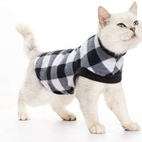 EXPAWLORER - Sudadera con capucha clásica para perro, gato, forro polar, chaleco suave para gatos, cachorros, animales pequeños - BESTMASCOTA.COM