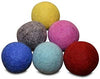 Comfy Pet Supplies - Juego de 6 bolas de fieltro de lana 100% para gatos y gatitos, hechas a mano, coloridas bolas de lana ecológicas para gatos - BESTMASCOTA.COM