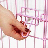 Carlson Pet Products Small Pink Single Door Wire Crate - BESTMASCOTA.COM