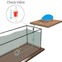 Pawfly - Válvula de retención de bomba de aire para acuario (plástico, de una manera, sin retorno) - BESTMASCOTA.COM