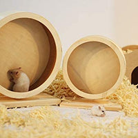 Jempet Hamster Silent Running ruedas de ejercicio, hecho de madera - BESTMASCOTA.COM