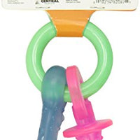 Nylabone Bacon Flavored Pacifier Puppy Chew Toy - BESTMASCOTA.COM