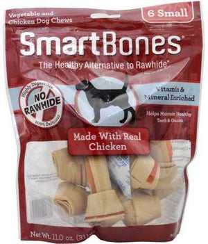 SmartBones Rawhide Free Chews with Real Chicken, Rawhide-Free Bones for Dogs - BESTMASCOTA.COM