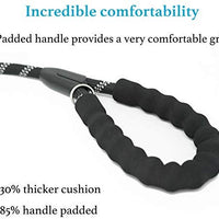 iYoShop Dual Dog Leash, Double Dog Leash, 360 Swivel No Tangle Double Dog Walking Training Leash, Comfortable Shock Absorbing Reflective Bungee for Two Dogs, Black, Medium Large - BESTMASCOTA.COM