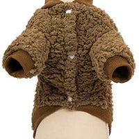 SMALLLEE_LUCKY_STORE sudadera de forro polar supersuave de sherpa para perro pequeño, gato, cachorro, gatito, abrigo de invierno cálido para mascotas - BESTMASCOTA.COM