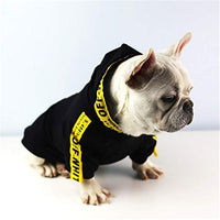 CT COUTUDI - Sudadera con capucha para perros pequeños, color amarillo y negro - BESTMASCOTA.COM