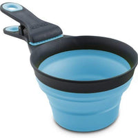 Bol de comida para mascotas plegable KlipScoop de Dexas - BESTMASCOTA.COM