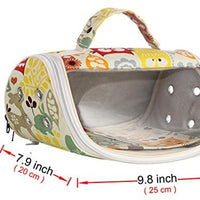 KINTOR - Bolsa de transporte para hámster, portátil, transpirable, para cobayas, erizos, ardillas, ratones, ratas, azúcar, planeadores, hurones, loros pequeños - BESTMASCOTA.COM