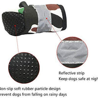 YAODHAOD Protector de pata para perros, zapatos antideslizantes para perros, estos cómodos zapatos para perros suaves son con correas reflectantes, para perros pequeños... - BESTMASCOTA.COM