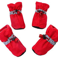 YAODHAOD Protector de pata para perros, zapatos antideslizantes para perros, estos cómodos zapatos para perros suaves son con correas reflectantes, para perros pequeños... - BESTMASCOTA.COM