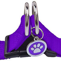 Arnés ajustable Pupteck para perro, medida básica de cachorro, de nailon, chaleco para pasear en exteriores con etiqueta de identificación - BESTMASCOTA.COM
