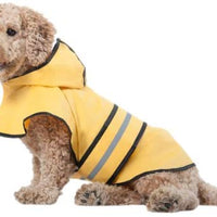 Fashion Pet días lluviosos Slicker Amarillo Raincoat - BESTMASCOTA.COM