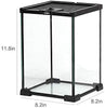 REPTIZOO Mini terrario de cristal para reptiles, vista completa visualmente atractiva, mini hábitat de vidrio para reptiles. - BESTMASCOTA.COM