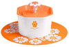 Pawstrust Fuente de agua para gatos, 1,6 L, dispensador automático de filtro de agua para mascotas con alfombrilla de silicona, súper silencioso, sano e higiénico y filtros de repuesto - BESTMASCOTA.COM