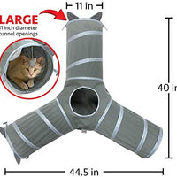Kitty City Pop-up Cat Cube, Cat Tunnel, Cat Bed, Tunnel, Cat Toys, for Cat and Kitty - BESTMASCOTA.COM