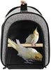 X-ZONE - Bolsa de viaje para pájaros, portátil para mascotas, para loros y loros, transparente, transpirable, portavelas ligero, jaula de viaje para pájaros, jaula de viaje para pájaros, etc. - BESTMASCOTA.COM