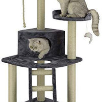 GO Pet Club Paw Print 48 en. Cat Árbol Condo - BESTMASCOTA.COM