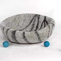 Meowfia - Cama de fieltro para gatos (tamaño mediano, hecha a mano, 100% lana de merino, para gatos y gatitos) - BESTMASCOTA.COM