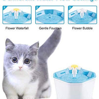 Shinea - Fuente de agua para gatos, 1,6 L, dispensador automático de agua para mascotas, saludable e higiénico, muy silencioso para gatos, perros, múltiples mascotas - BESTMASCOTA.COM