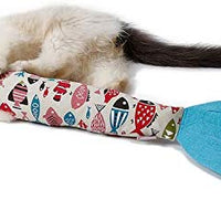 Vaburs Juguete para gatos, juguete para masticar gatos, forma de pez, muñeca, gato, morder, dientes de gato, molienda, juguetes para mascotas, almohada para gatos, suministros para mascotas - BESTMASCOTA.COM