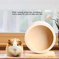 Yosooo Pequeño Animales Ejercicio Rueda Hamster Mascotas Resto de Madera Nido Juguete Juguete - BESTMASCOTA.COM