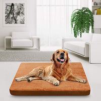 JoicyCo - Colchón ortopédico para cama de perro, lavable, antideslizante, con funda extraíble - BESTMASCOTA.COM