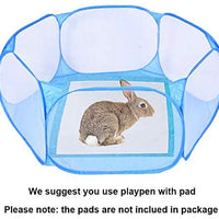 ADOGGYGO - Jaula de conejos para conejos, jaula de conejos con cubierta para animales pequeños, portátil, valla de ejercicio, carpa para mascotas para conejos, hámster, chinchillas, erizos, gatito reptil - BESTMASCOTA.COM