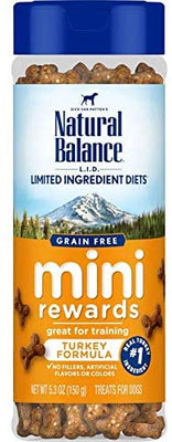 Natural Balance L.I.D. Limited Ingredient Diets Mini Rewards Dog Treats, 5.3 Ounce, Grain Free, Training Treats (Packaging May Vary) - BESTMASCOTA.COM