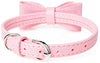 Collar de terciopelo para gato con lazo ajustable, collar con lazo para gato, gatito, perro, cachorro - BESTMASCOTA.COM