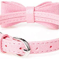 Collar de terciopelo para gato con lazo ajustable, collar con lazo para gato, gatito, perro, cachorro - BESTMASCOTA.COM