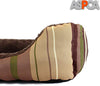 Cama para perro, motivo a rayas de ASPCA, micro tecnología, 28 por 20 por 8 pulgadas - BESTMASCOTA.COM