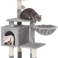 FEANDREA Árbol para gatos con postes rascadores cubiertos de sisal - BESTMASCOTA.COM