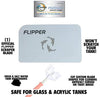 FL!PPER - Rascador de manos para acuario de platino para tanques de vidrio y acrílico - BESTMASCOTA.COM