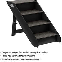 PETMAKER - Escaleras plegables para mascotas (madera, plegable, resistente, colección compacta) - BESTMASCOTA.COM