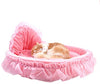 Cute Princess mascota cama Bow-Tie Lace Cat Dog Bed - BESTMASCOTA.COM