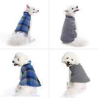 SCENEREAL - Chaqueta de forro polar reversible para perro - BESTMASCOTA.COM