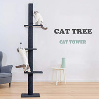 S-Lifeeling - Estantería para árbol de escalada de gatos, estructura de torre, plataforma multicapa superlarga, árbol para gatos y gatos - BESTMASCOTA.COM