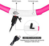 Collar LED para perro, recargable por USB, collar brillante para perro, cuello iluminado, mejora la seguridad y visibilidad de la mascota en la noche, 3 modos intermitentes, resistente al agua, collar iluminado para perros pequeños y medianos grandes - BESTMASCOTA.COM