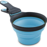 Bol de comida para mascotas plegable KlipScoop de Dexas - BESTMASCOTA.COM