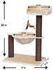 Catry, hamaca para árbol de gatos con postes de sisal natural y plumas para gatitos - BESTMASCOTA.COM