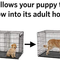 Casas MidWest para mascotas con panel divisor - BESTMASCOTA.COM