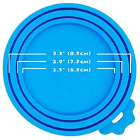 SACRONS-Can Covers/Universal Silicone Can Lids for Pet Food Cans/Fits Most Standard Size Dog and Cat Can Tops/100% FDA Certified Food Grade Silicone & BPA Free - BESTMASCOTA.COM